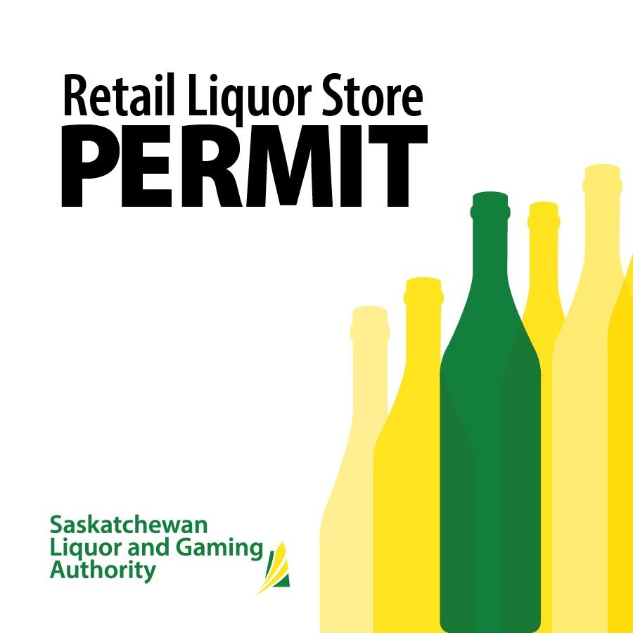 SLGA Unallocated Retail Liquor Store Permit RM Hudson Bay No. 394